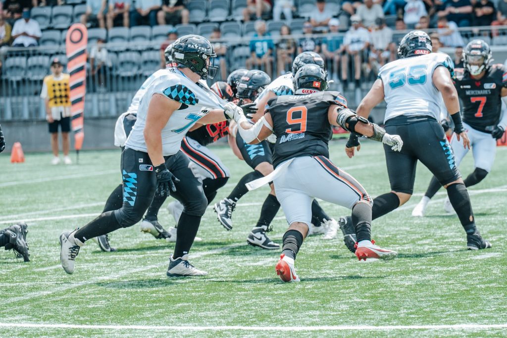 One game at a time. 
Next week – next W. We’re locked in.

#munich #ravens #munichravens #gameday #roadtoplayoffs #win #switzerland #helveticmercenaries