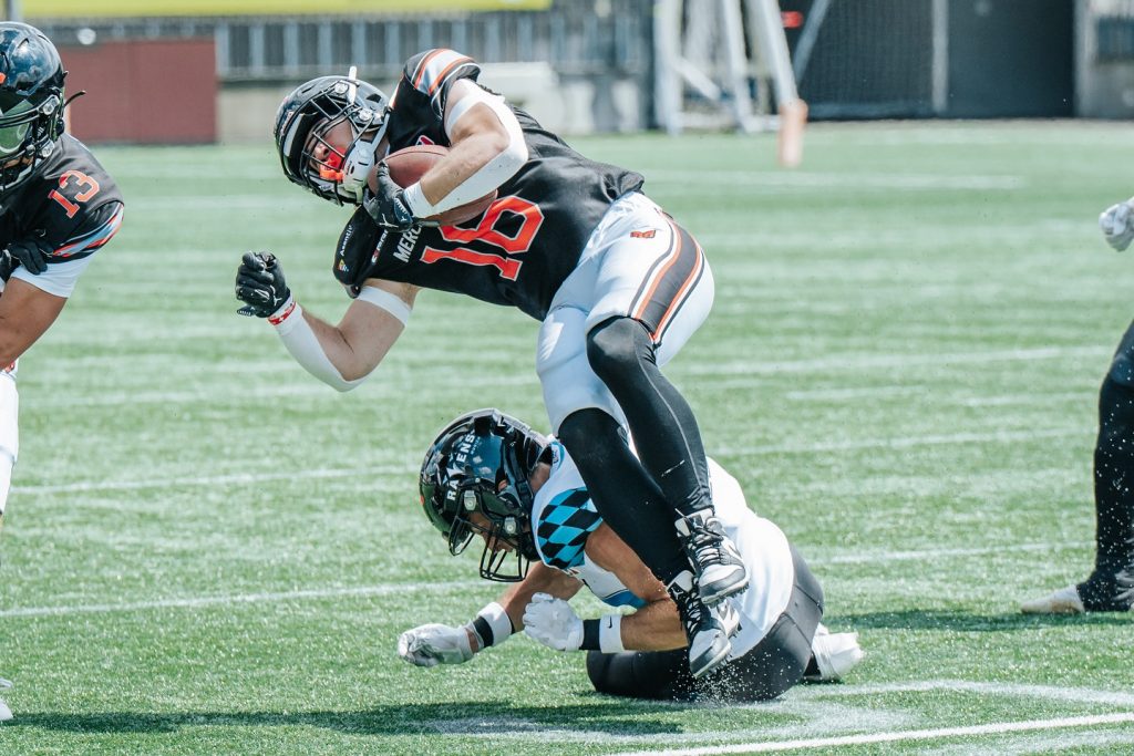 One game at a time. 
Next week – next W. We’re locked in.

#munich #ravens #munichravens #gameday #roadtoplayoffs #win #switzerland #helveticmercenaries