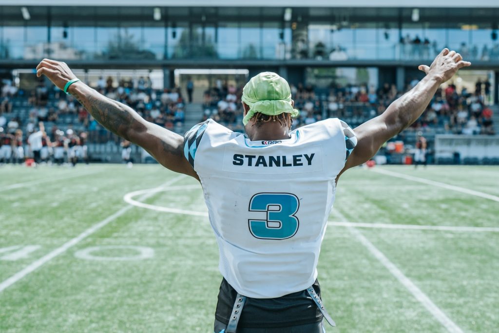 One game at a time. 
Next week – next W. We’re locked in.

#munich #ravens #munichravens #gameday #roadtoplayoffs #win #switzerland #helveticmercenaries