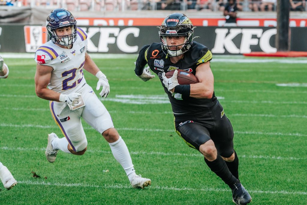 Great opportunity to photograph the ELF Championchip Game between Stuttgart Surge and the Vienna Vikings. Congratulations to Surge.

#Gameday #stuttgartsurge #viennavikings #championchip #vfb