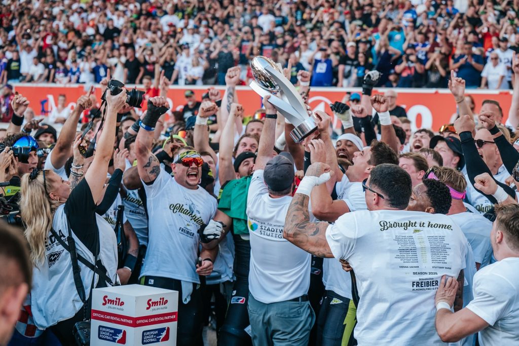 Great opportunity to photograph the ELF Championchip Game between Stuttgart Surge and the Vienna Vikings. Congratulations to Surge.

#Gameday #stuttgartsurge #viennavikings #championchip #vfb